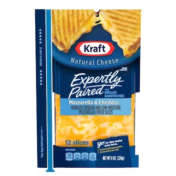 Kraft Expertly Paired Mozzarella & Cheddar Slices