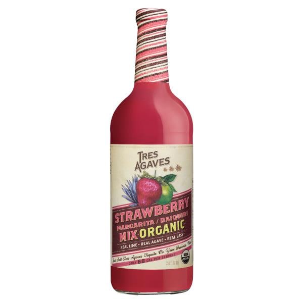 Tres Agaves Margarita/Daiquiri Mix, Organic, Strawberry Publix Super Markets
