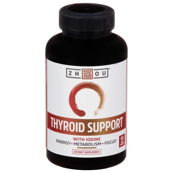 Zhou Thyroid Support, with Iodine, Veggie Capsules Publix Super Markets