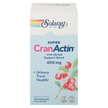 Solaray Super Cran Actin, 400 mg, Vegcaps