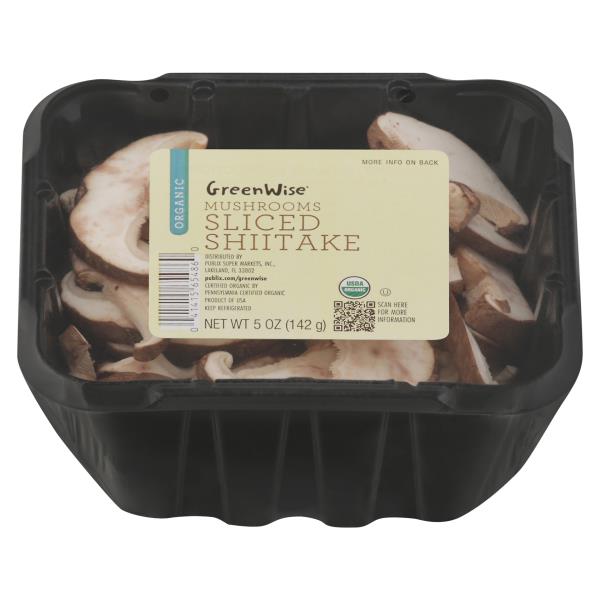 Organic Sliced Shiitake Mushrooms Publix Super Markets