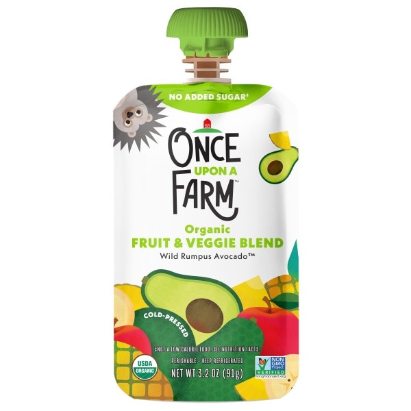 Once Upon a Farm Wild Rumpus Avocado, Pineapple, Banana, Apple