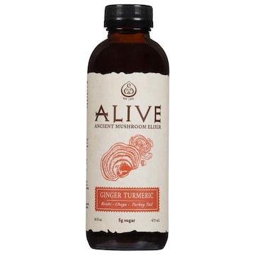 Alive! Ginger Turmeric Ancient Mushroom Elixir