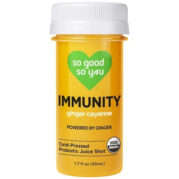 So Good So You Probiotic Juice Shot, Ginger, Cayenne, Immunity