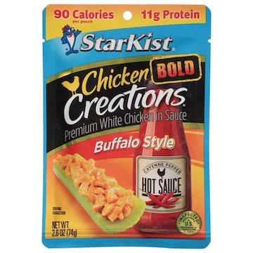 Starkist E.V.O.O. Chicken Creations Chicken in Sauce, Premium, White, Buffalo Style, Bold