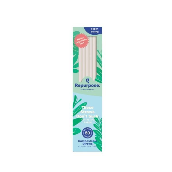 Repurpose Compostables Straws, Marine degradable Publix Super Markets