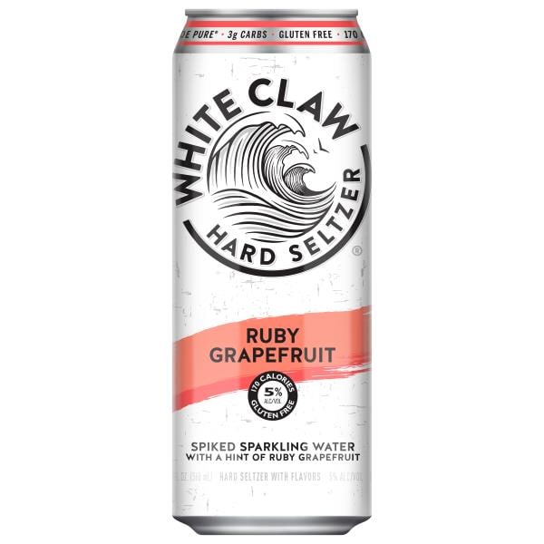 White Claw Hard Seltzer Hard Seltzer, Ruby Grapefruit | Publix