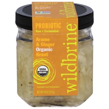 Wildbrine Kraut, Organic, Arame & Ginger, Probiotic