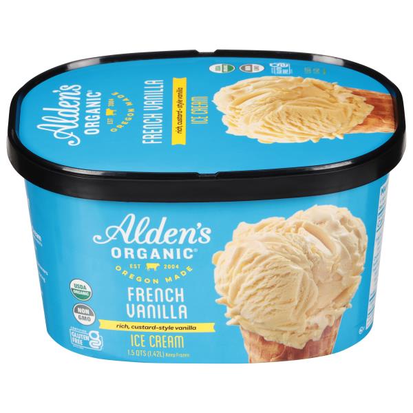 Aldens Organic Ice Cream French Vanilla Publix Super Markets 5112