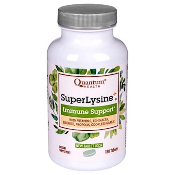 Quantum Health SuperLysine+, Immune Support, Tablets