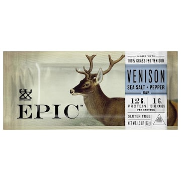 Epic Venison Sea Salt + Pepper Bar