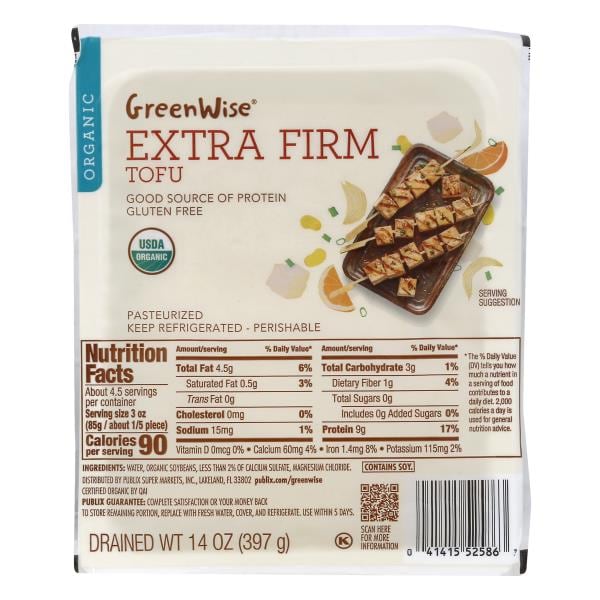 GreenWise Organic Extra Firm Tofu