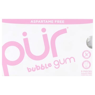 Pur Aspartame Free Sugar-Free Bubblegum Gum
