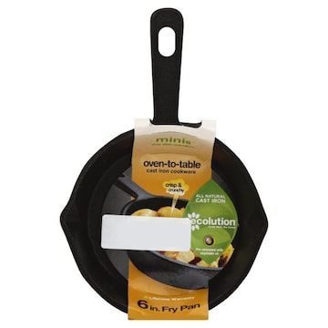 Ecolution Minis Fry Pan, Cast Iron, Minis, 6 Inches