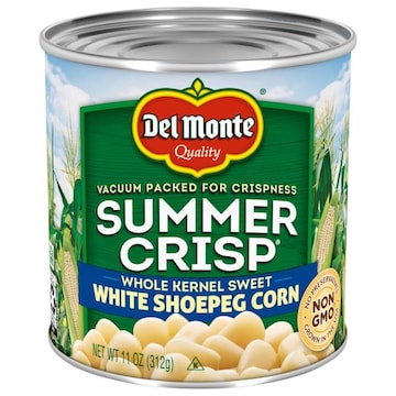 Del Monte Summer Crisp Whole Kernel Sweet White Shoepeg Corn