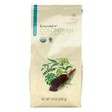 GreenWise Coffee, Ground, Organic, Medium, Colombian