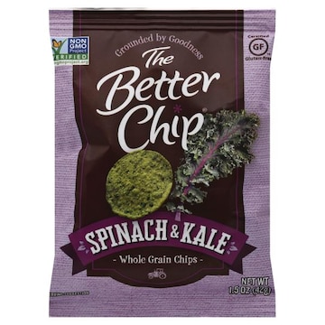 The Better Chip Whole Grain Chips, Spinach & Kale