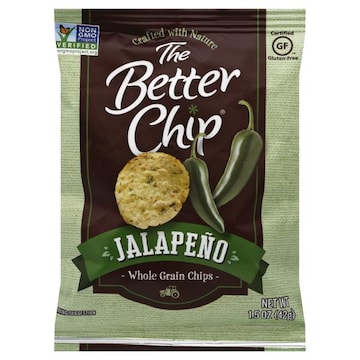 The Better Chip Whole Grain Chips, Jalapeno