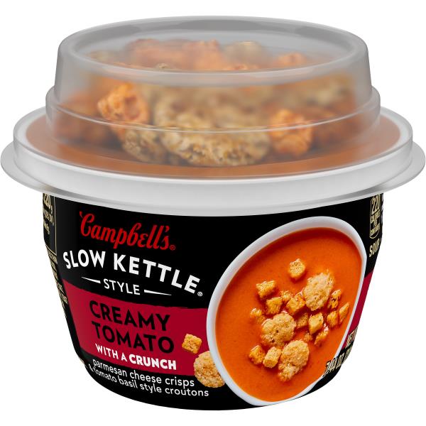 Campbell's® Slow Kettle® Creamy Tomato Soup with Parmesan Crisps and