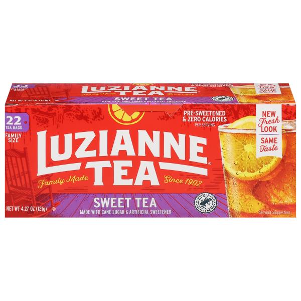 Luzianne Sweet Tea, Tea Bags, Family Size Publix Super Markets