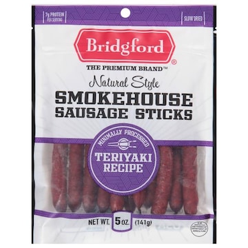 Bridgford Sausage Sticks, Teriyaki Recipe, Smokehouse