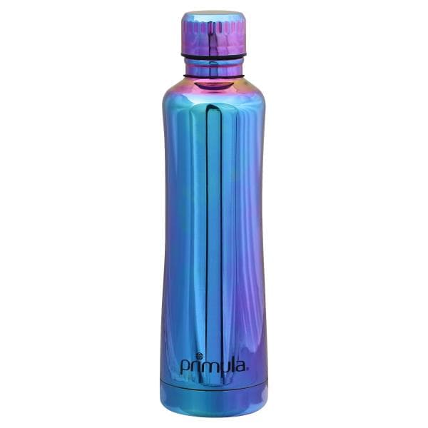 Primula Bottle, Stainless Steel, Double Wall, Iridescent Blue, 17 Ounce