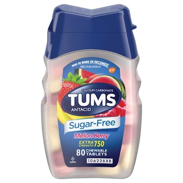 Tums Extra Strength Sugar Free Antacids