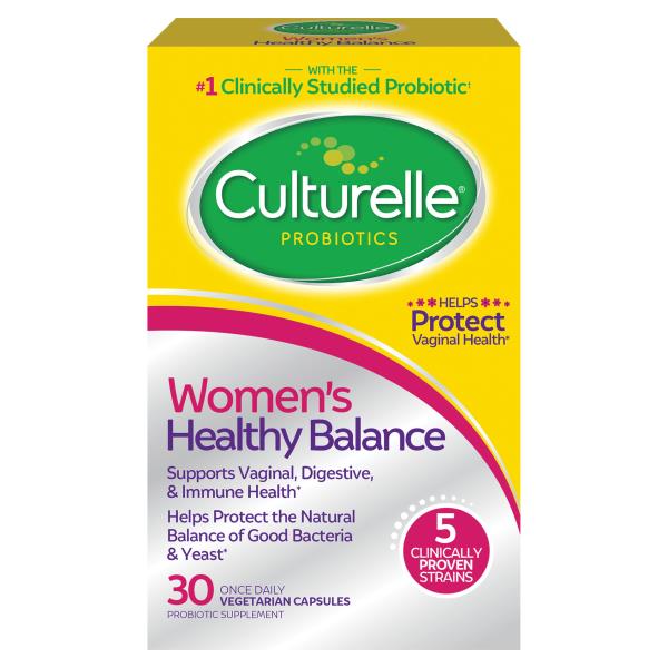 Culturelle Vegetarian Capsules Women's Healthy Balance Probiotics