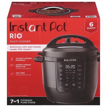Instant Pot Rio Multi-Cooker, 7 in 1, 6 Quarts