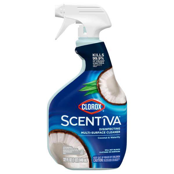 Clorox Scentiva Multi-Surface Cleaner, Disinfecting, Coconut