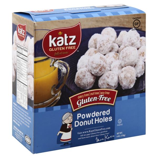Katz Donut Holes, Gluten Free, Powdered Publix Super Markets