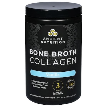 Ancient Nutrition Bone Broth Collagen, Powder, Vanilla