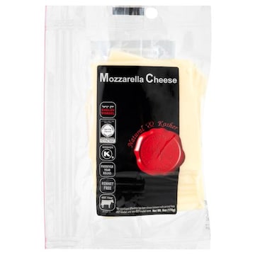 Natural & Kosher Mozzarella Sliced Cheese