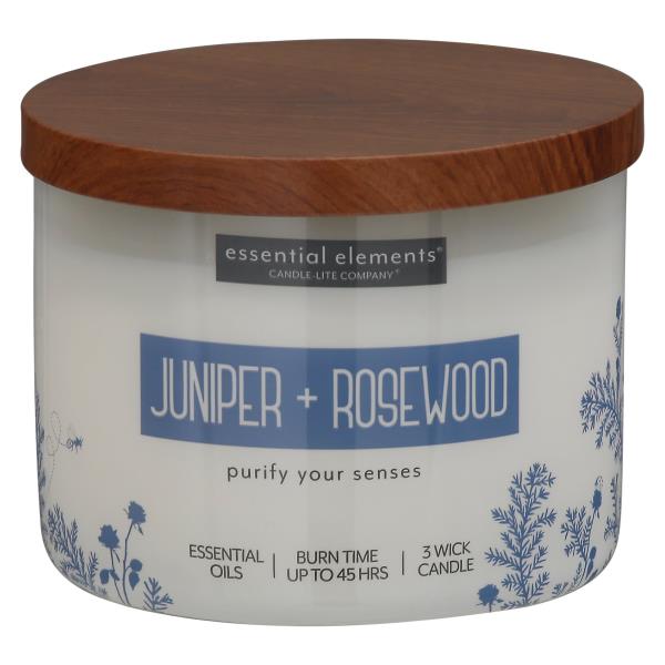 Essential Elements Candle, Juniper + Rosewood Publix Super Markets