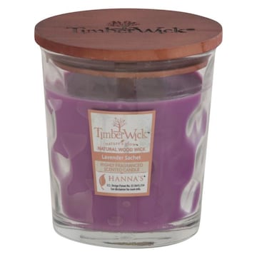 TimberWick Nature's Glow Scented Candle, Lavender Sachet, Highly Fragranced
