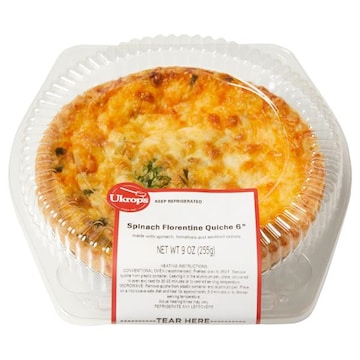 Ukrop's Spinach Florentine Quiche, 6 Inch