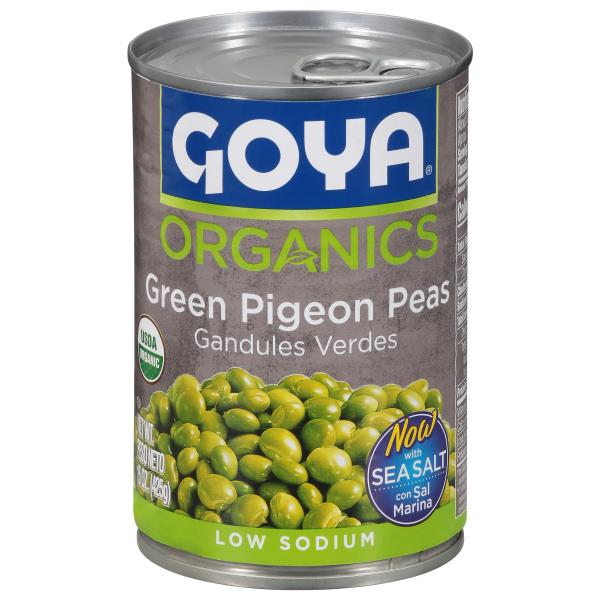 Goya Peas, Green Pigeon, Organic, Low Sodium Publix Super Markets