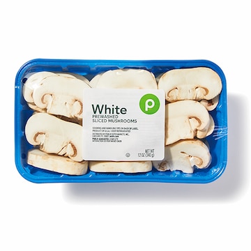Publix Sliced Prewashed White Mushrooms