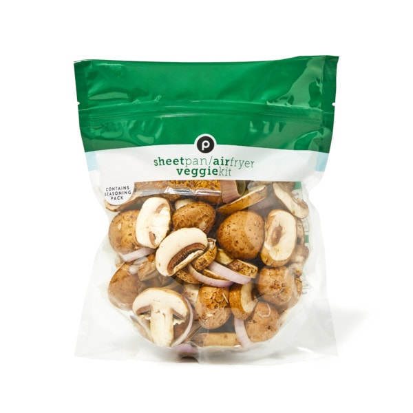 Publix Sheet Pan/Air Fryer Veggie Kit, Cracked Pepper Garlic Mushroom