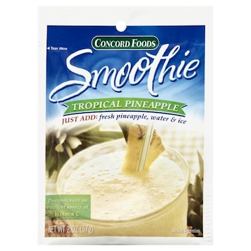 Concord Foods Smoothie Mix, Tropical Pineapple