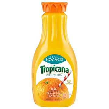 Tropicana 100% Orange Juice, No Pulp