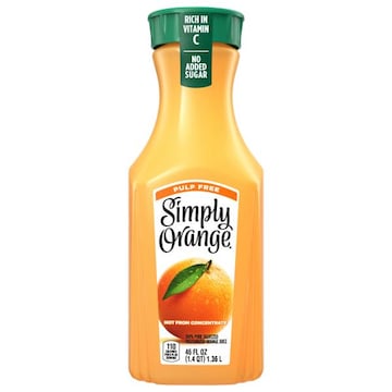 Simply Juice, Orange, Pulp Free