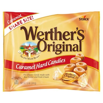 Werther's Original Hard Candies, Caramel, Share Size