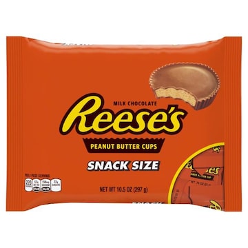 Reese's Puffs Peanut Butter Cups, Milk Chocolate & Peanut Butter, Snack Size
