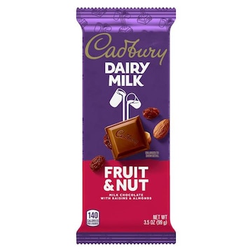 Cadbury Dairy Milk Milk Chocolate, Fruit & Nut
