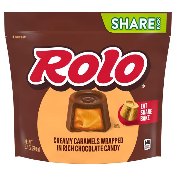 Rolo Creamy Caramels Wrapped in Rich Chocolate Candy Share Pack
