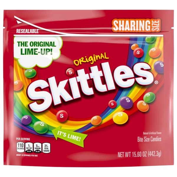 Skittles Candies, Bite Size, Original, Sharing Size | Publix Super