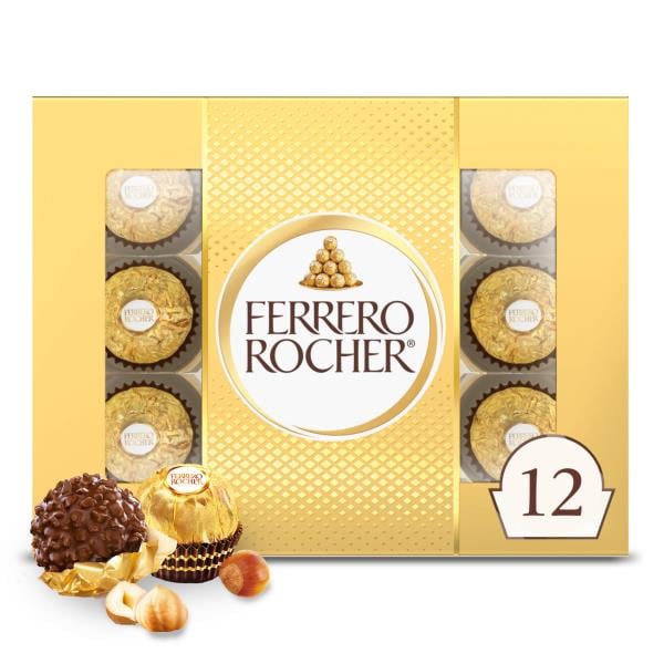 Ferrero Rocher Chocolates, Fine Hazelnut Publix Super Markets