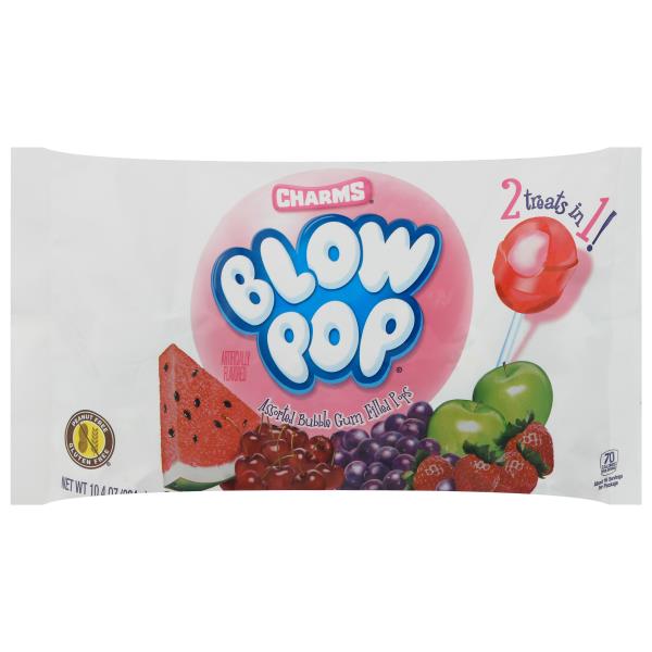 Blow Pop Charms Bubble Gum Filled Pops, Assorted | Publix Super Markets