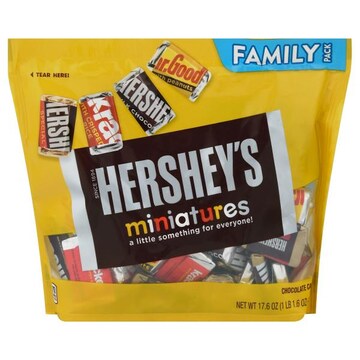 Hershey's Candy, Chocolate, Miniatures, Family Pack